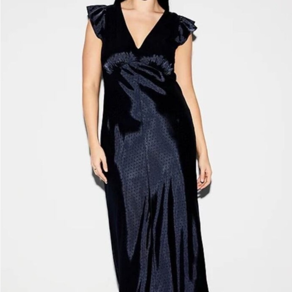 The Occasion by Old Navy Flutter-Sleeve Satin Maxi Dress